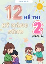 Bộ 12 Đề thi Kỹ năng sống Lớp 2 (Có đáp án)